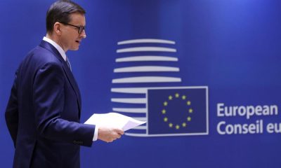 El primer ministro de Polonia, Mateusz Morawiecki, dejó claro que no se dejará intimidar por la Unión Europea. (EFE)