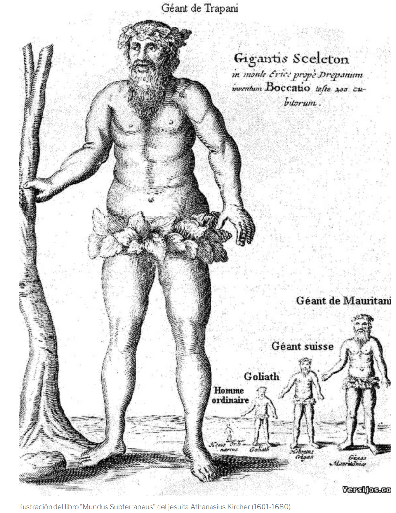 Ilustración del libro ”Mundus Subterraneus” del jesuita Athanasius Kircher (1601-1680).